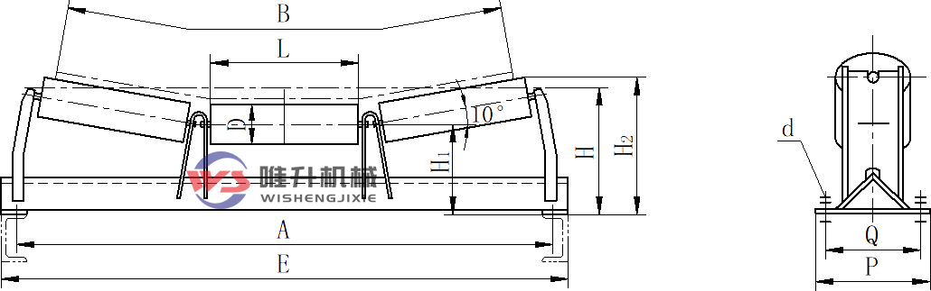 YYTP-II-S上皮带全自动液压调偏装置